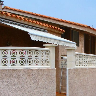 Facade de la villa